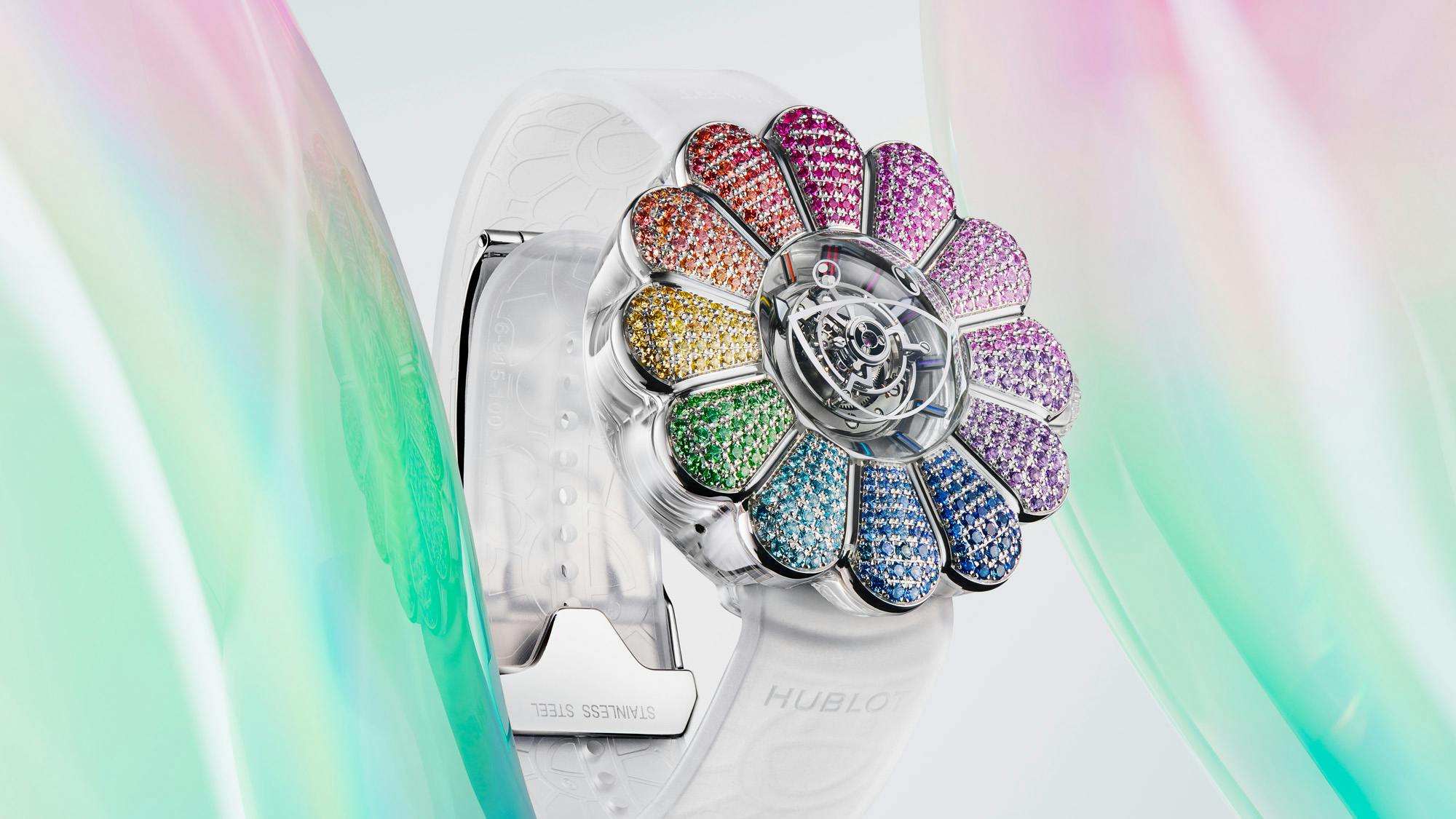 Hublot MP-15 Takashi Murakami Tourbillon Sapphire Rainbow