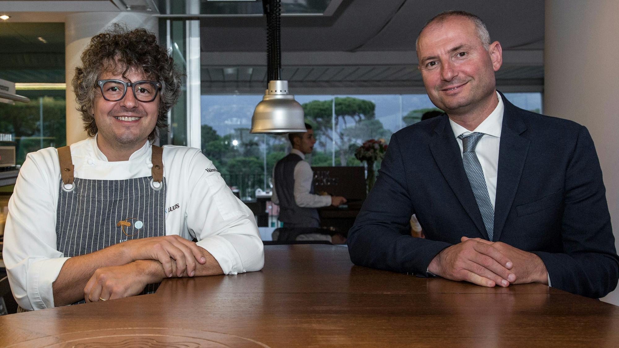 Chef Valentino Cassanelli e Restaurant Manager Sokol Ndreko