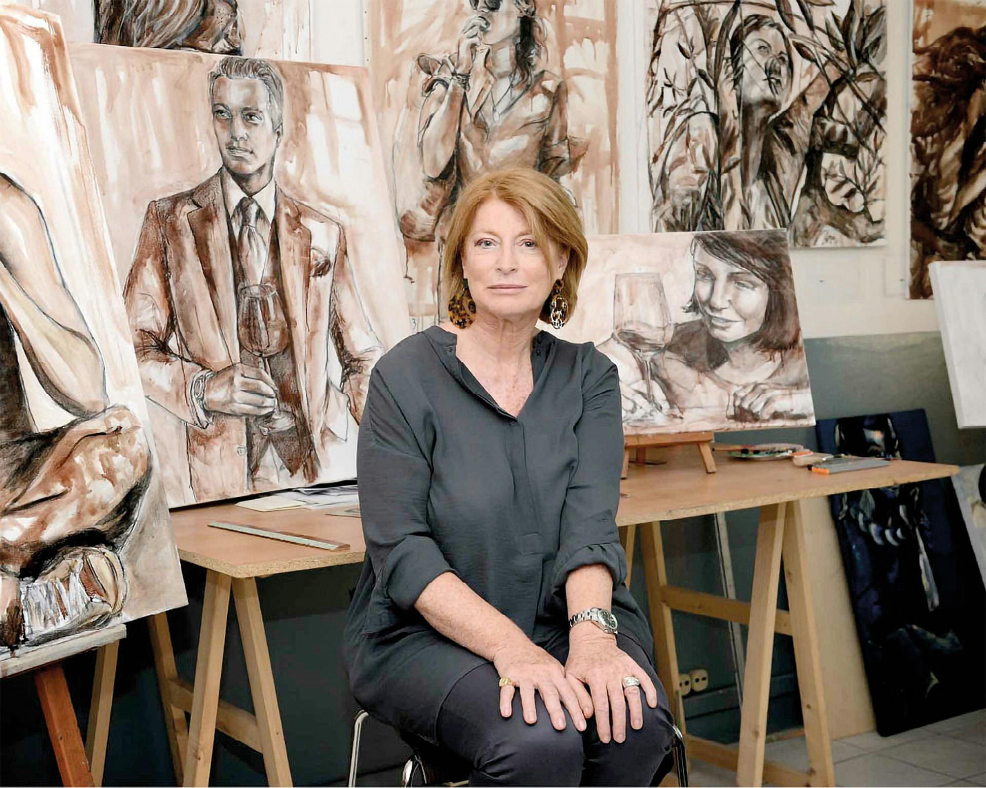 L'artista Elisabetta Rogai