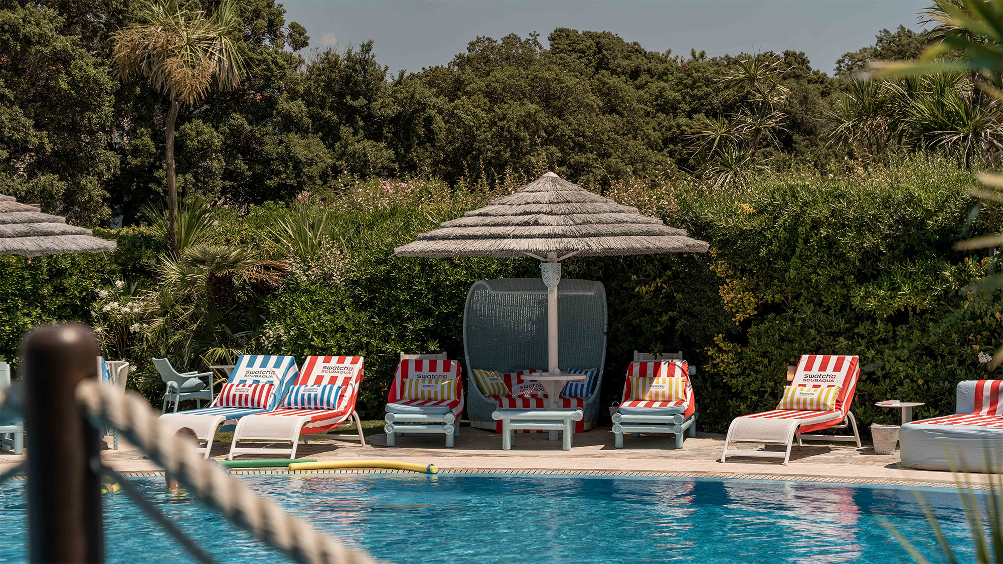 L'oasi Swatch al Bagno Annetta di Forte dei Marmi