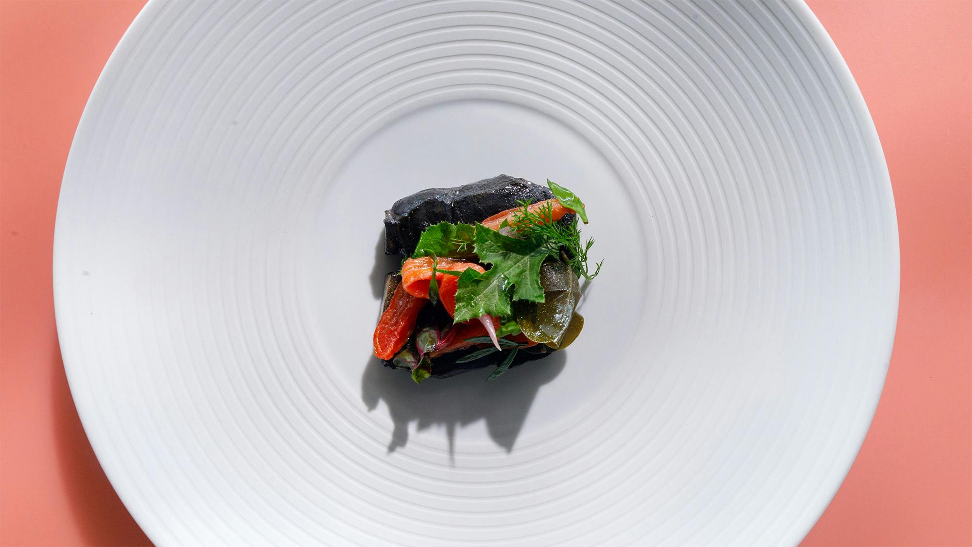 67 Sky Lounge Forte dei Marmi: Pesce nero alla brace mediterranea