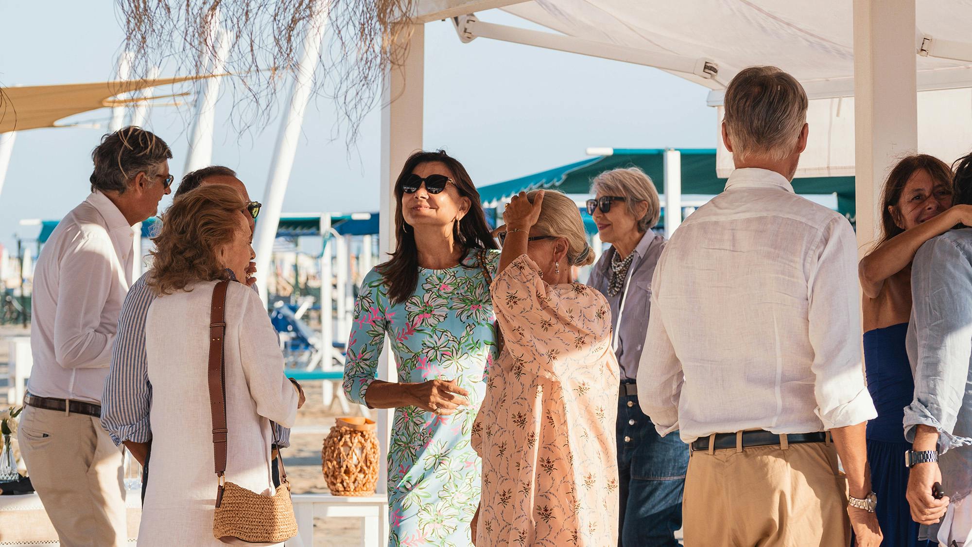 Drink al tramonto al bagno Vittoria