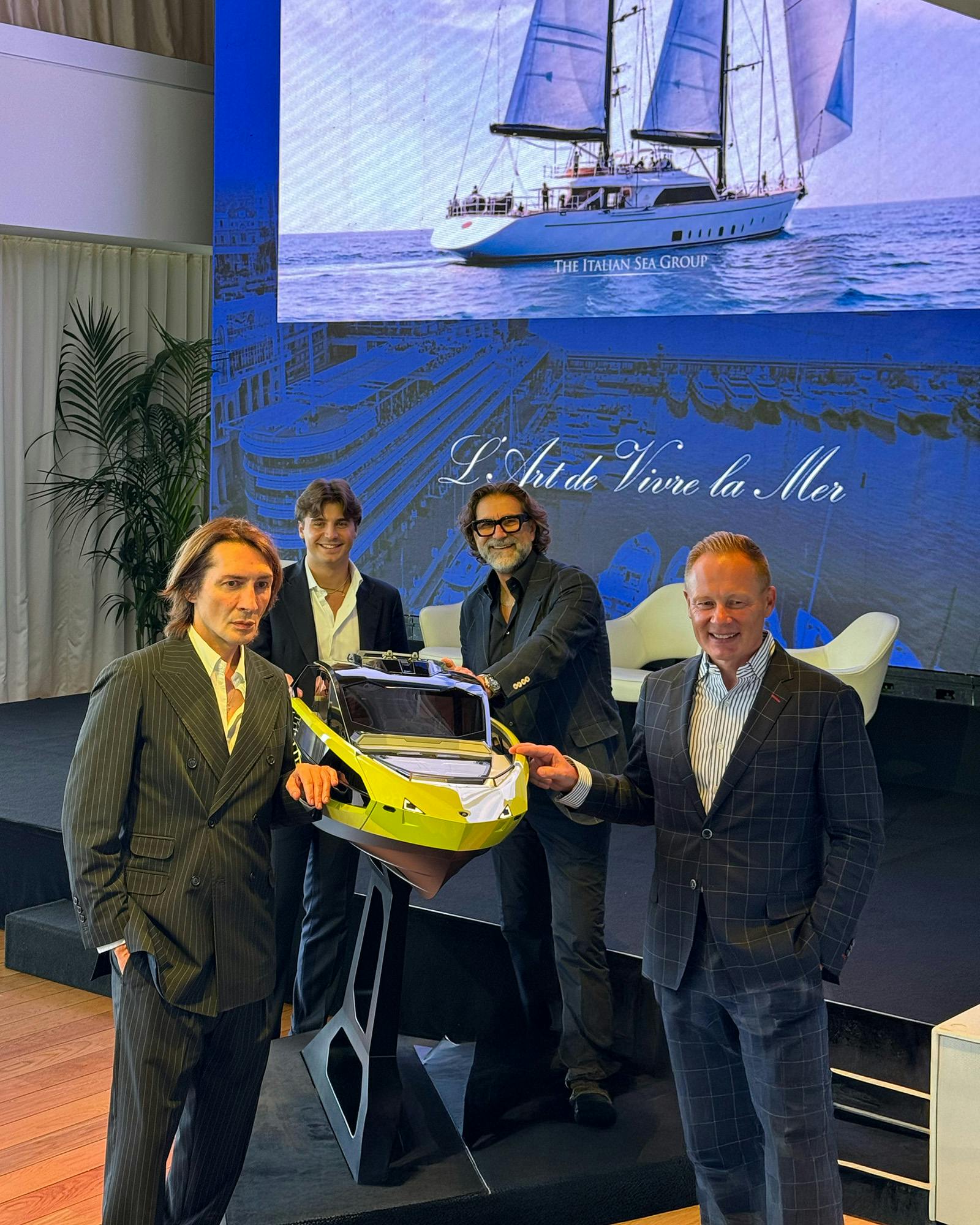 Tecnomar for Lamborghini 101FT unveiling