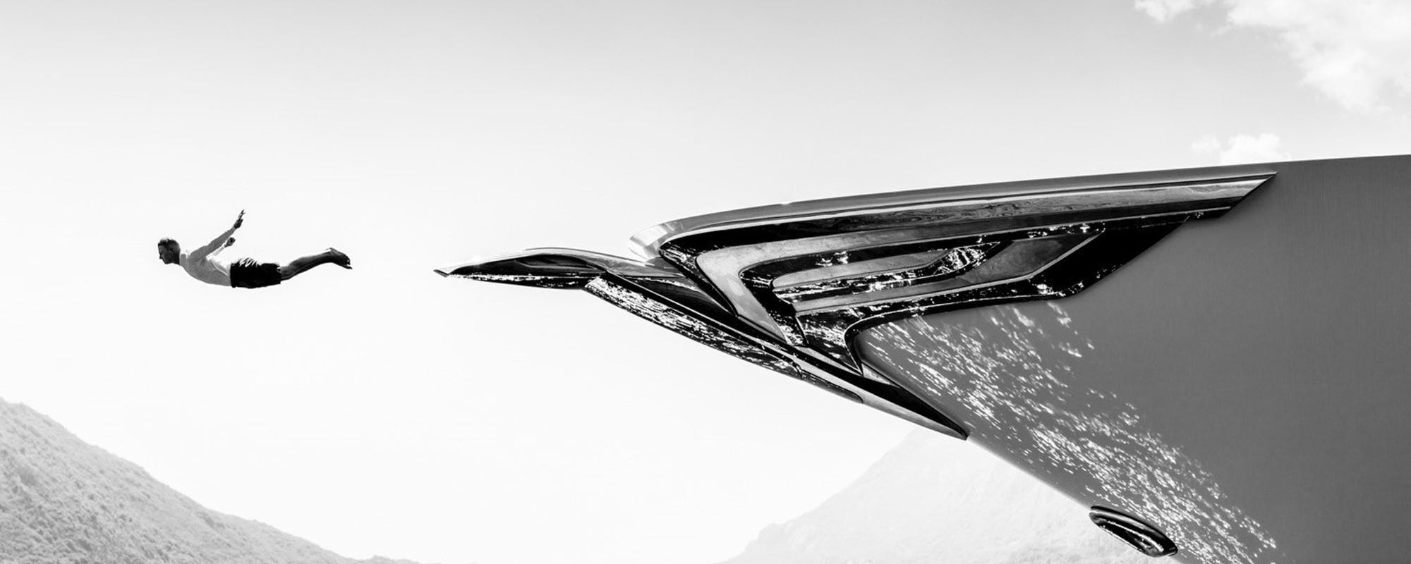 Una foto di Guillaume Plisson dalla mostra "Tribute to Yachting" allestita al Monaco Yacht Show 2025 Una foto di Guillaume Plisson dalla mostra "Tribute to Yachting" allestita al Monaco Yacht Show 2025