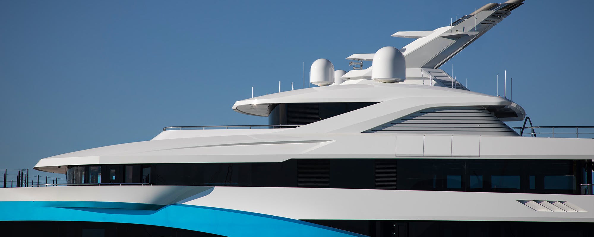 Un particolare dello motor yacht Amalya di Admiral Un particolare dello motor yacht Amalya di Admiral