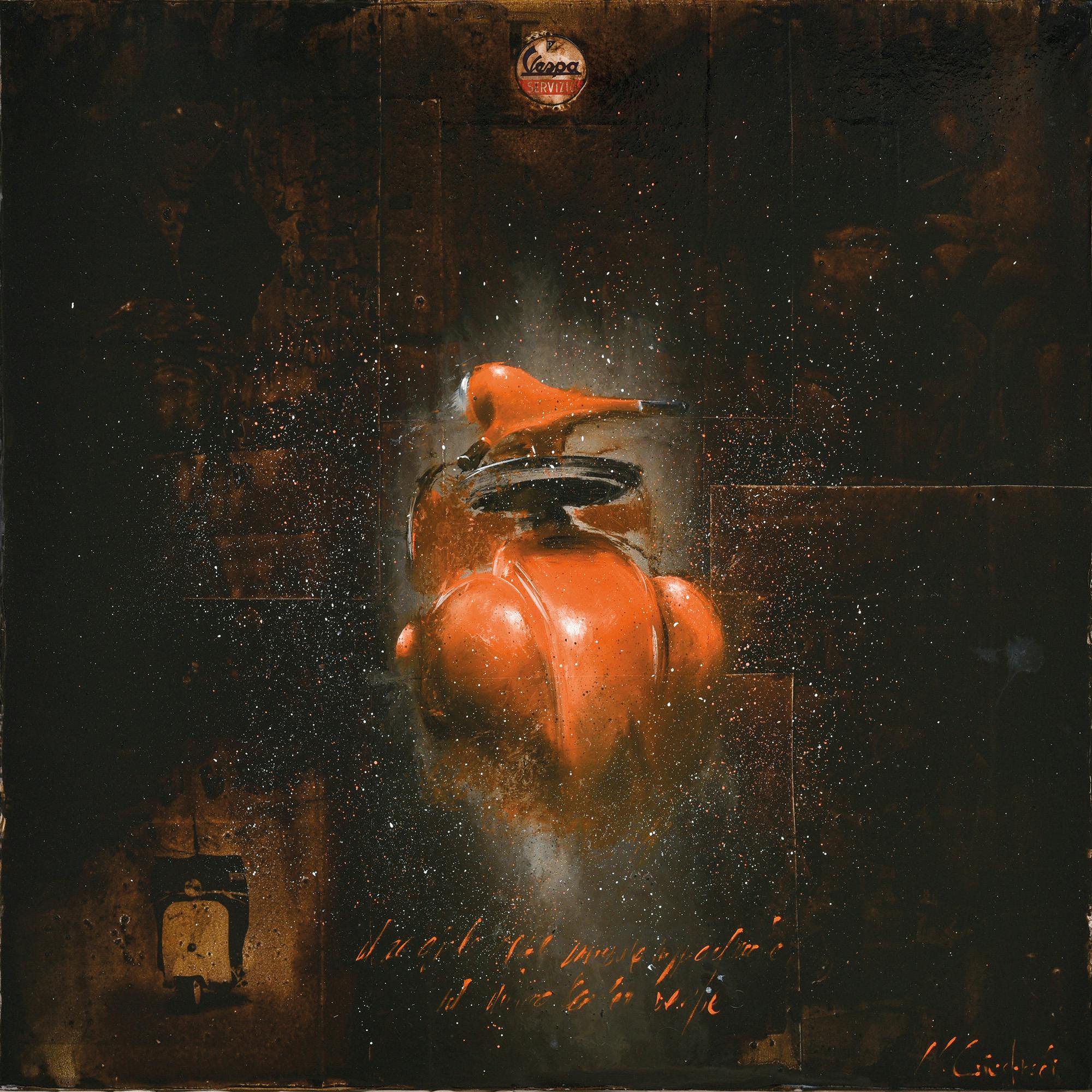 Un'opera dell'artista Nicola Giusfredi