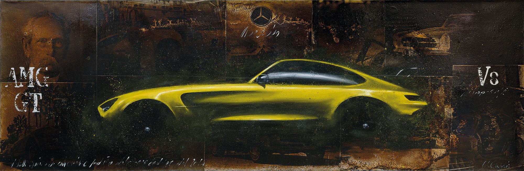 Un'opera dell'artista Nicola Giusfredi