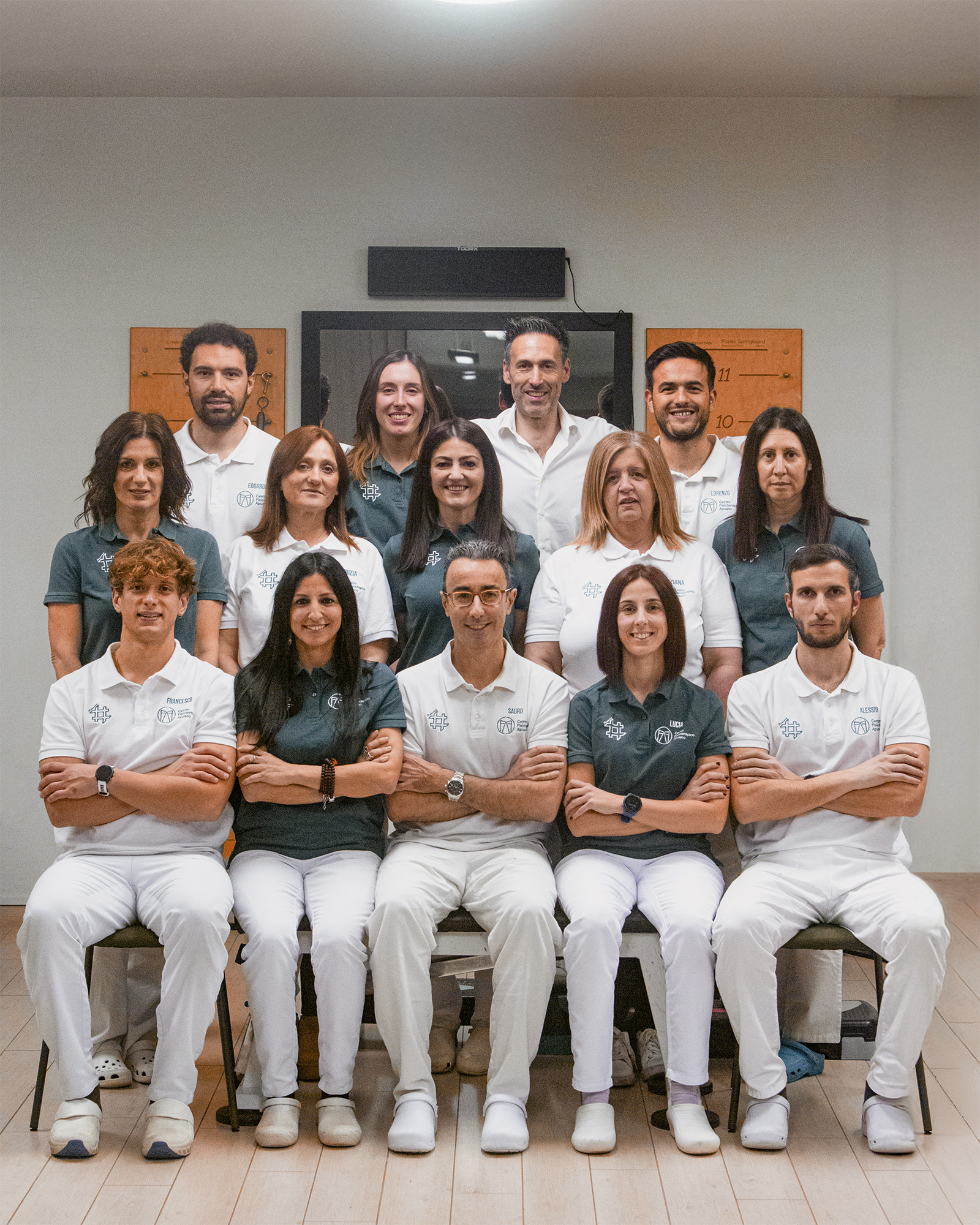Lo staff del Centro Fisioterapico Apuano