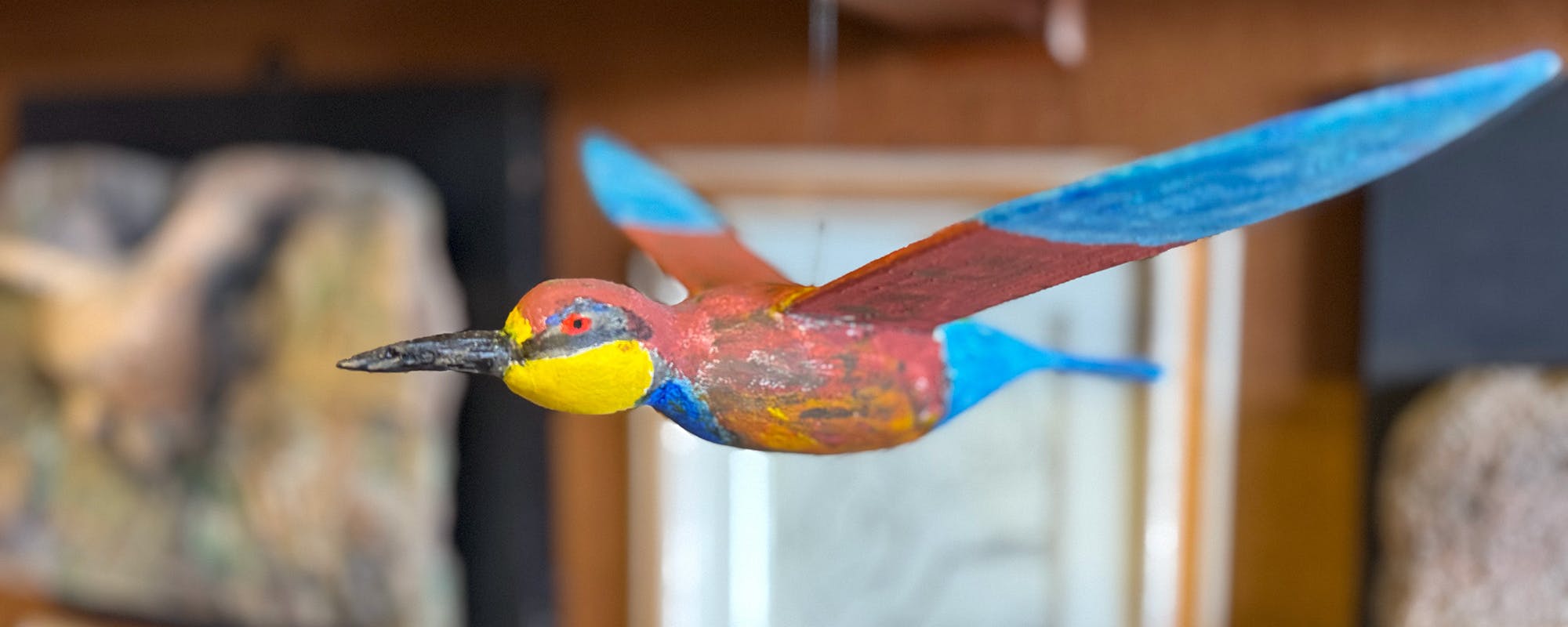 Un'opera di Fabrizio Guidi dalla mostra "Volo di uccelli” Un'opera di Fabrizio Guidi dalla mostra "Volo di uccelli”