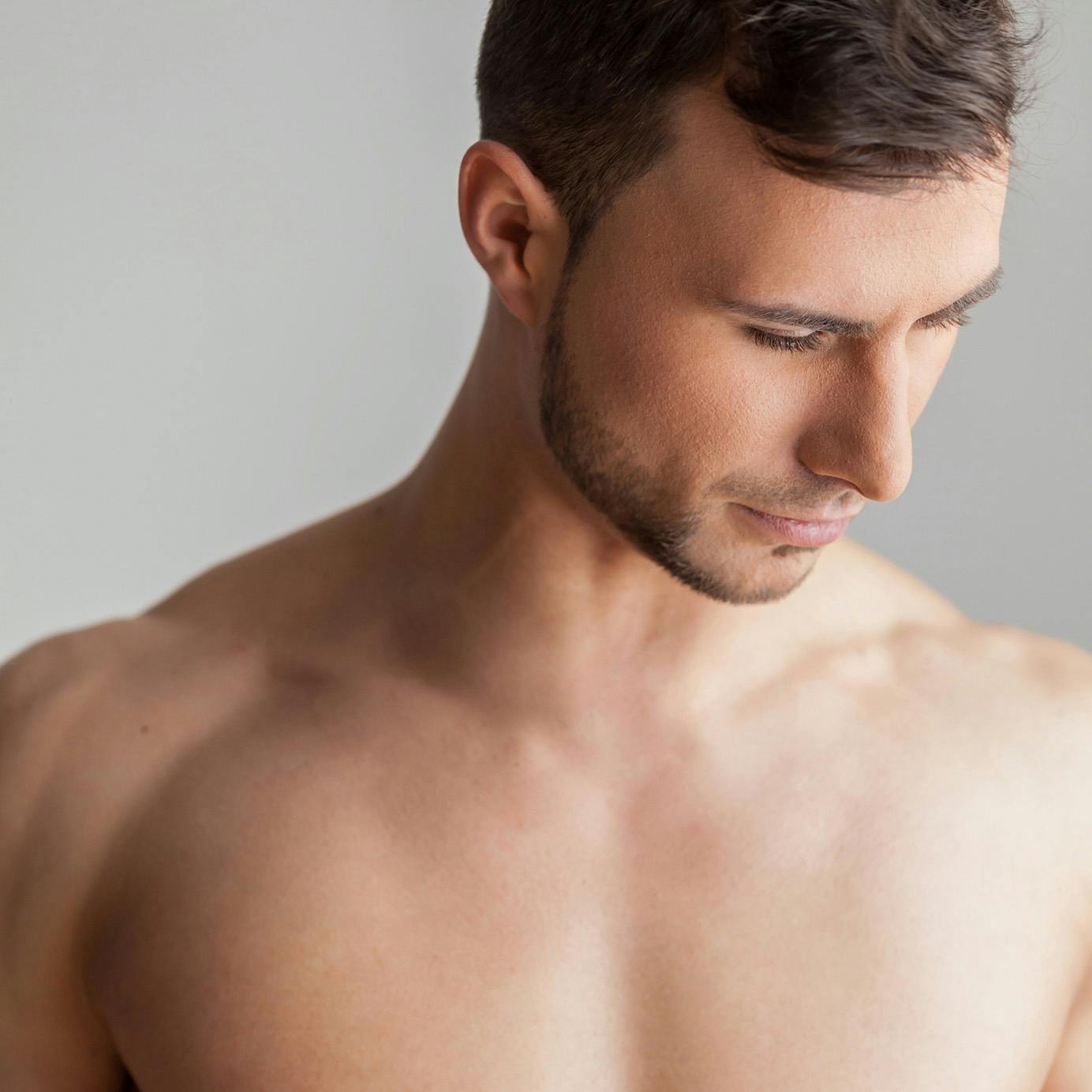 Man with facial hair