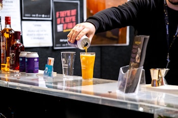 Beer pouring