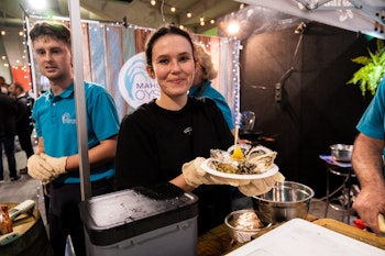 Mahurangi oysters at Beervana