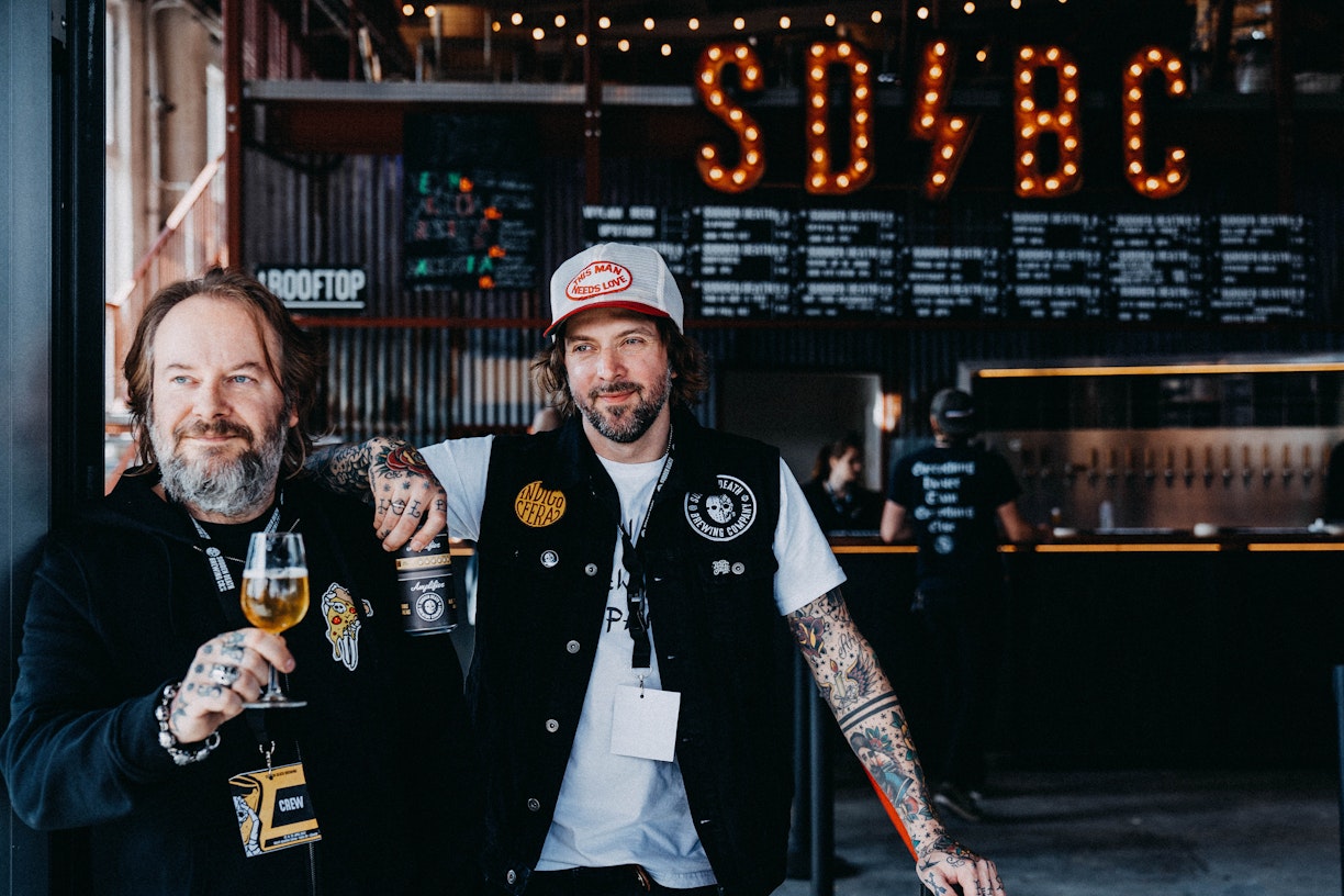 Sudden Death Brewing founders Ricky and Olli