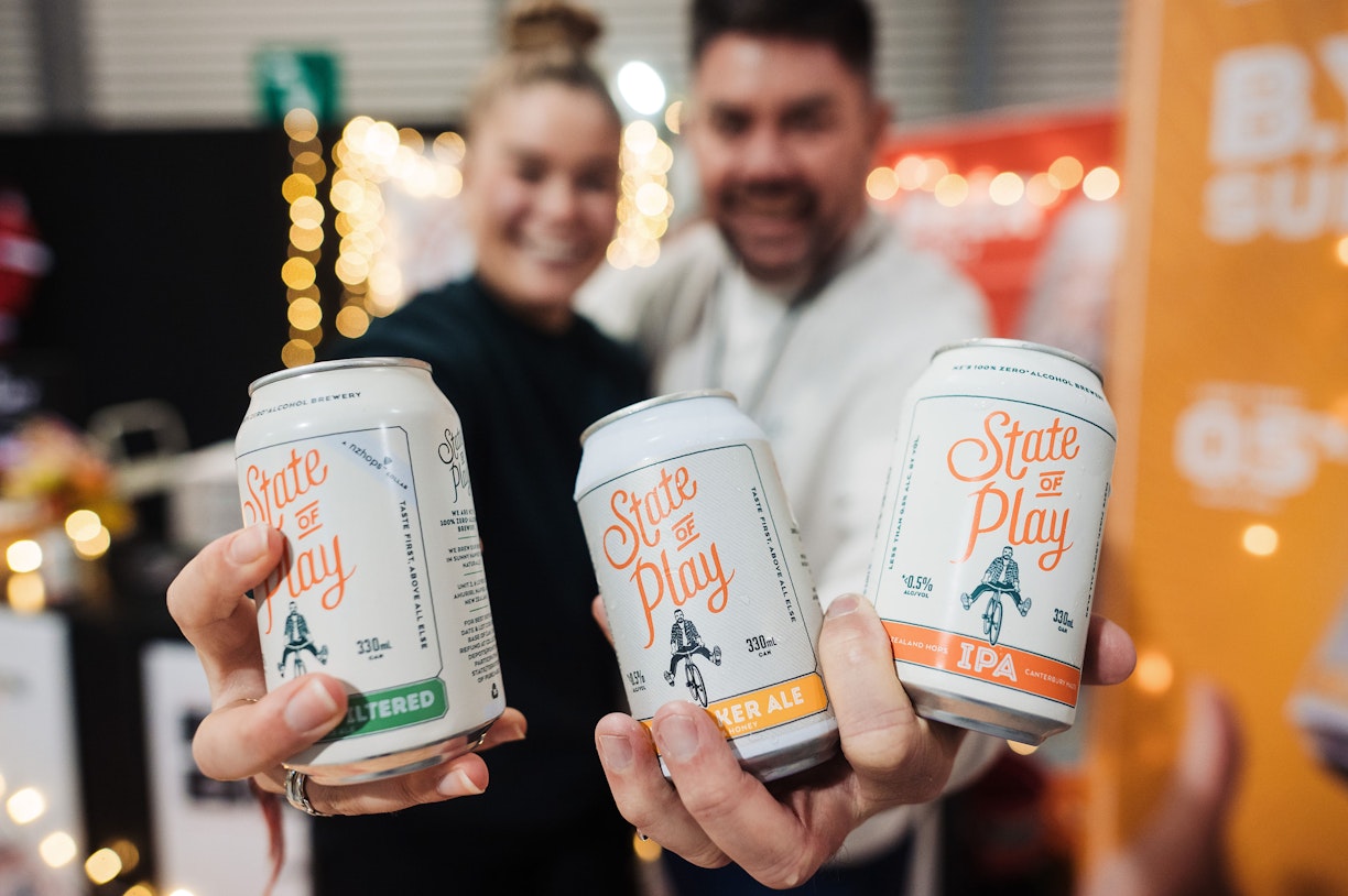 State of Play's range of non-alcoholic beers