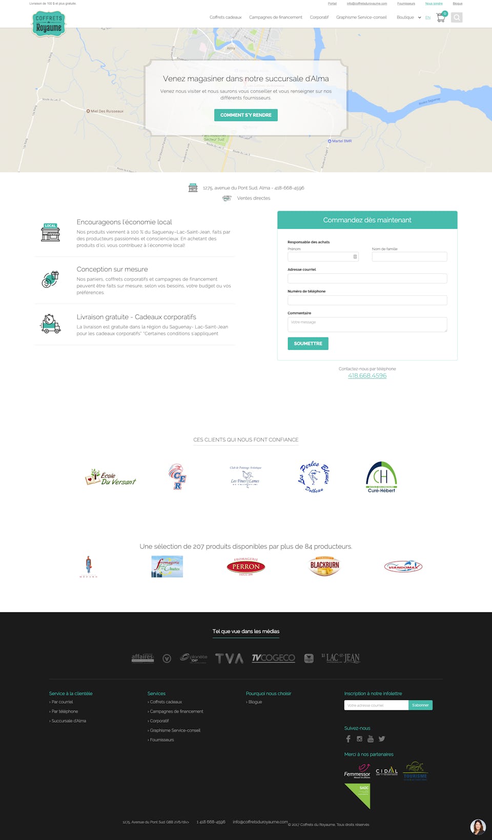webflow project 4 - Coffrets du Royaume