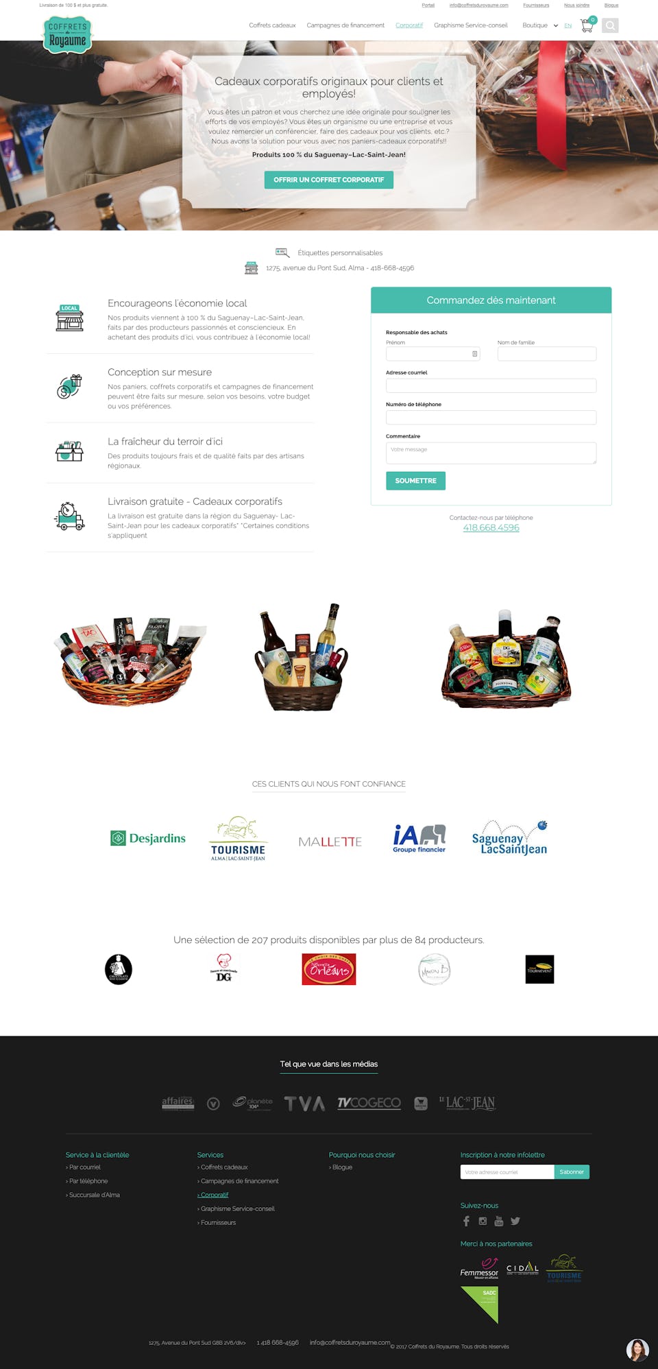 webflow project 3 - Coffrets du Royaume