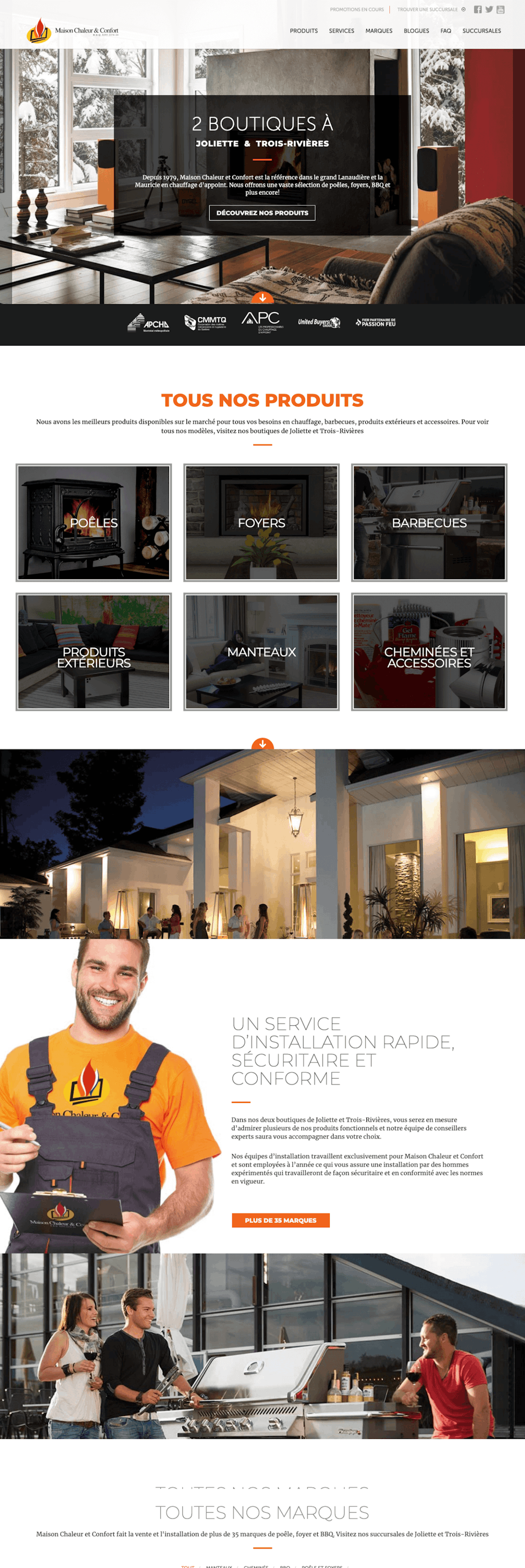 webflow project 1 - Maison Chaleur et Confort