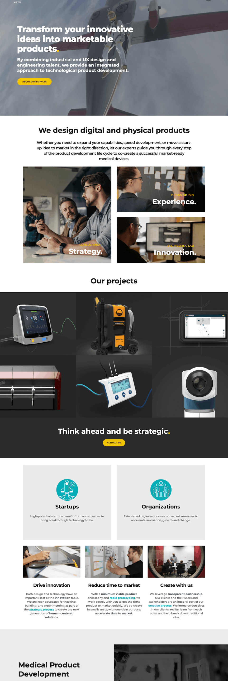 webflow project 1 - Fromnovo.com