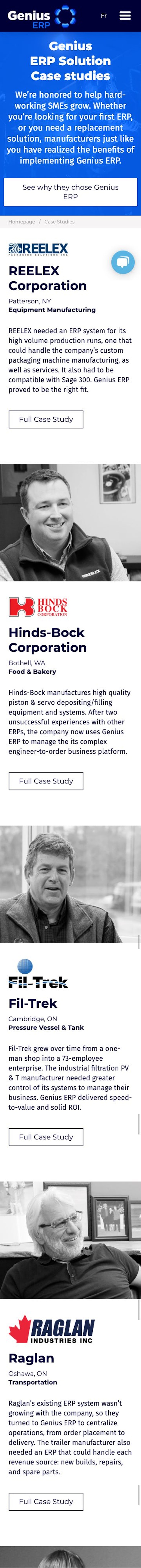 webflow project 2 - Genius ERP