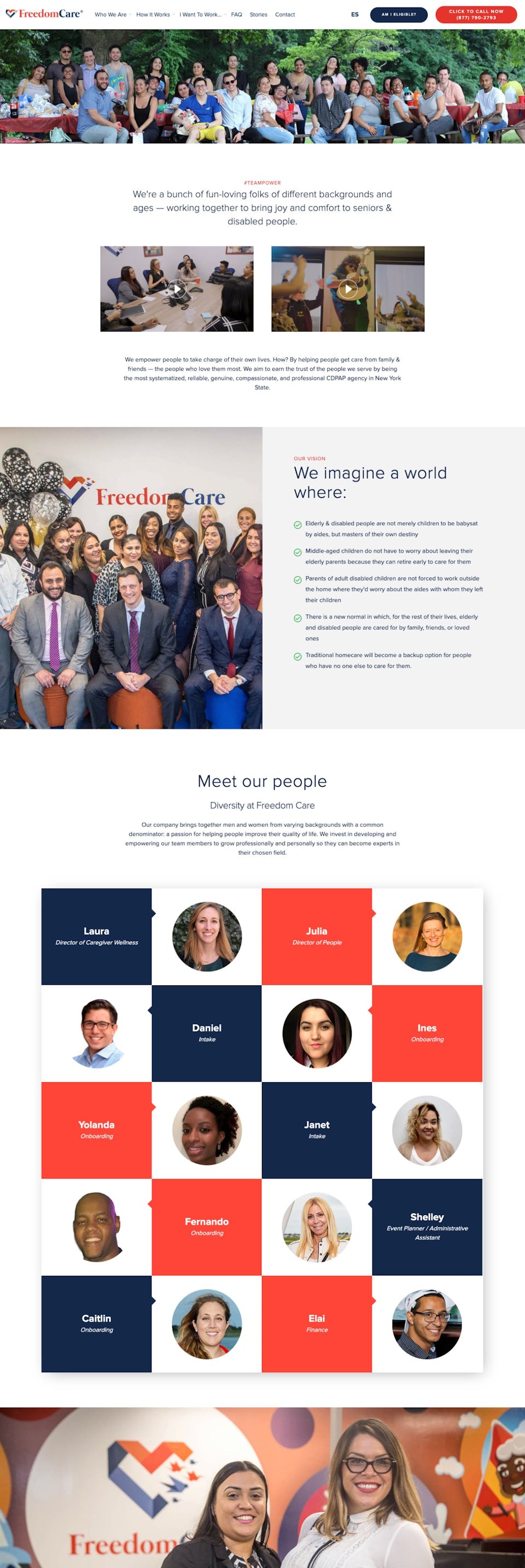 webflow project 5 - FreedomCare New York