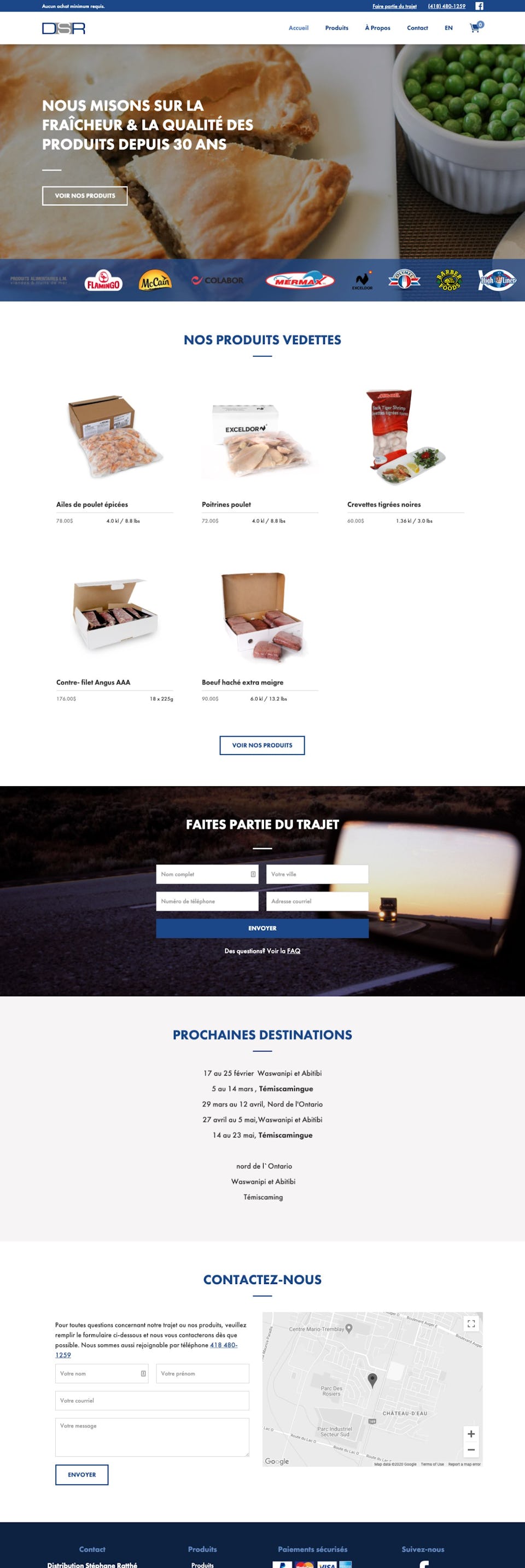 webflow project 1 - Distributions Stéphane Ratthé