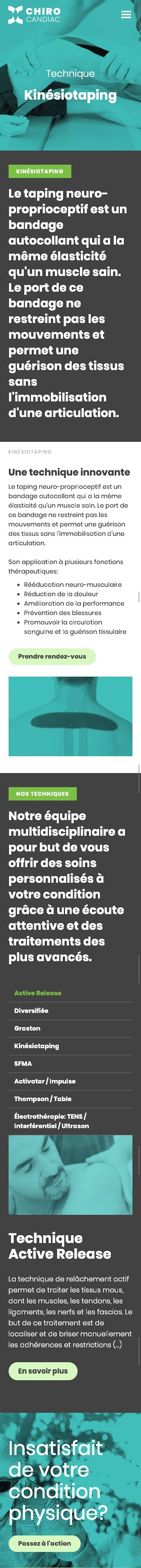 webflow project 4 - Chiro Candiac