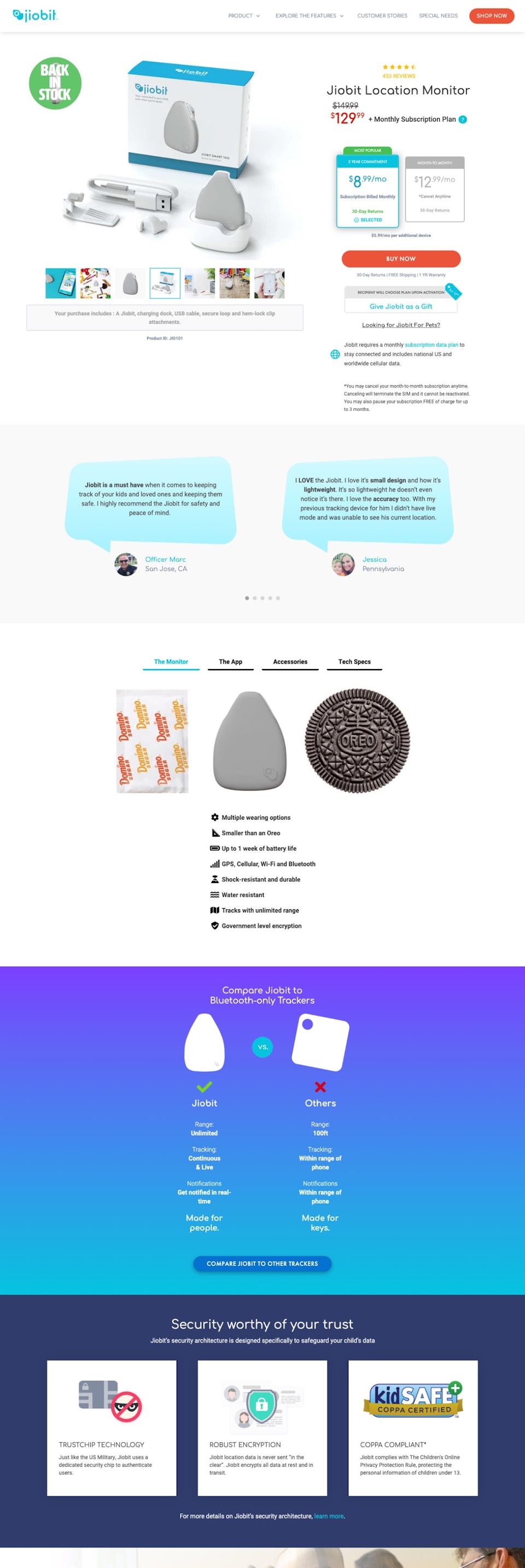 webflow project 1 - Jiobit