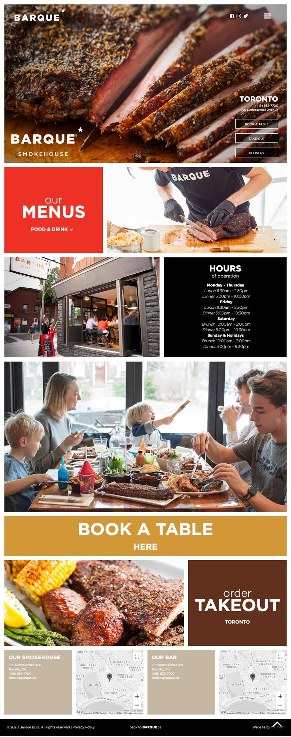 webflow project 1 - Barque