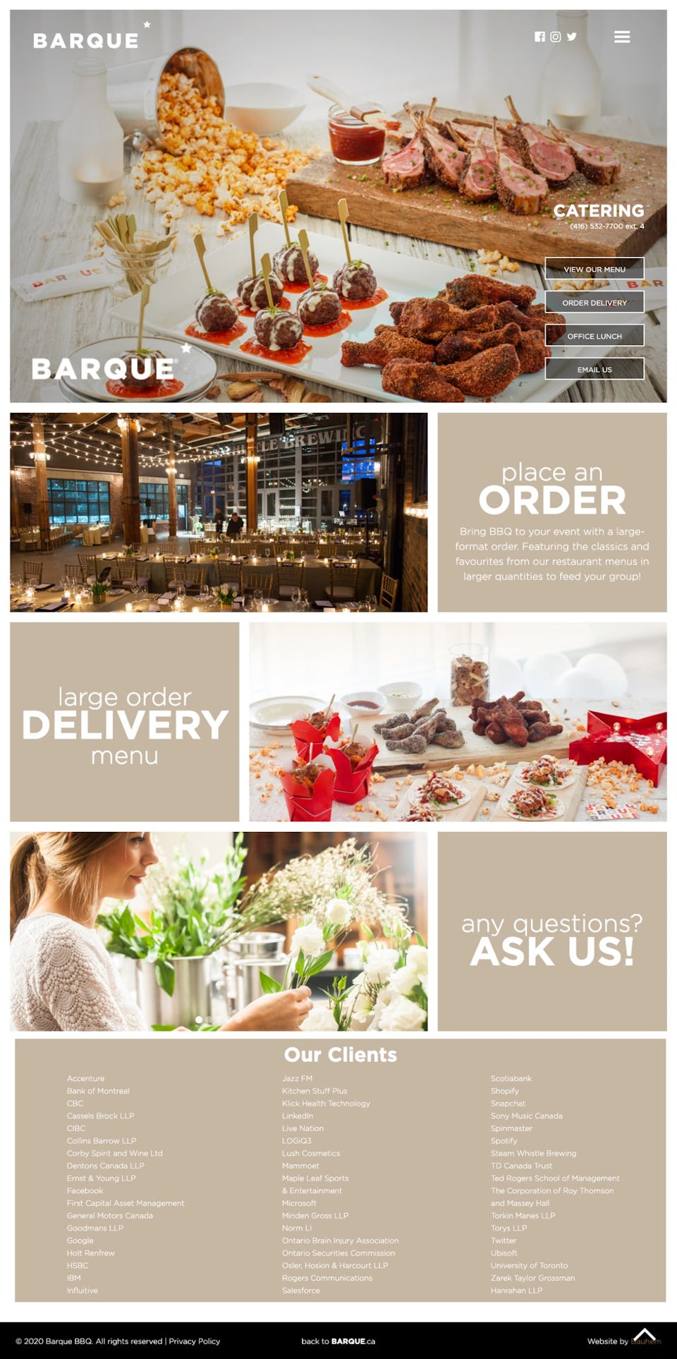 webflow project 2 - Barque