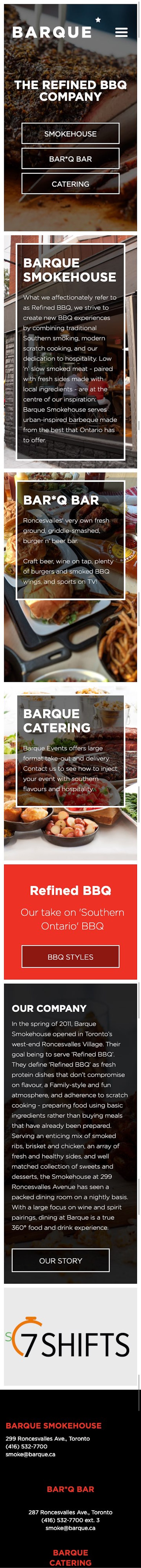 webflow project 4 - Barque
