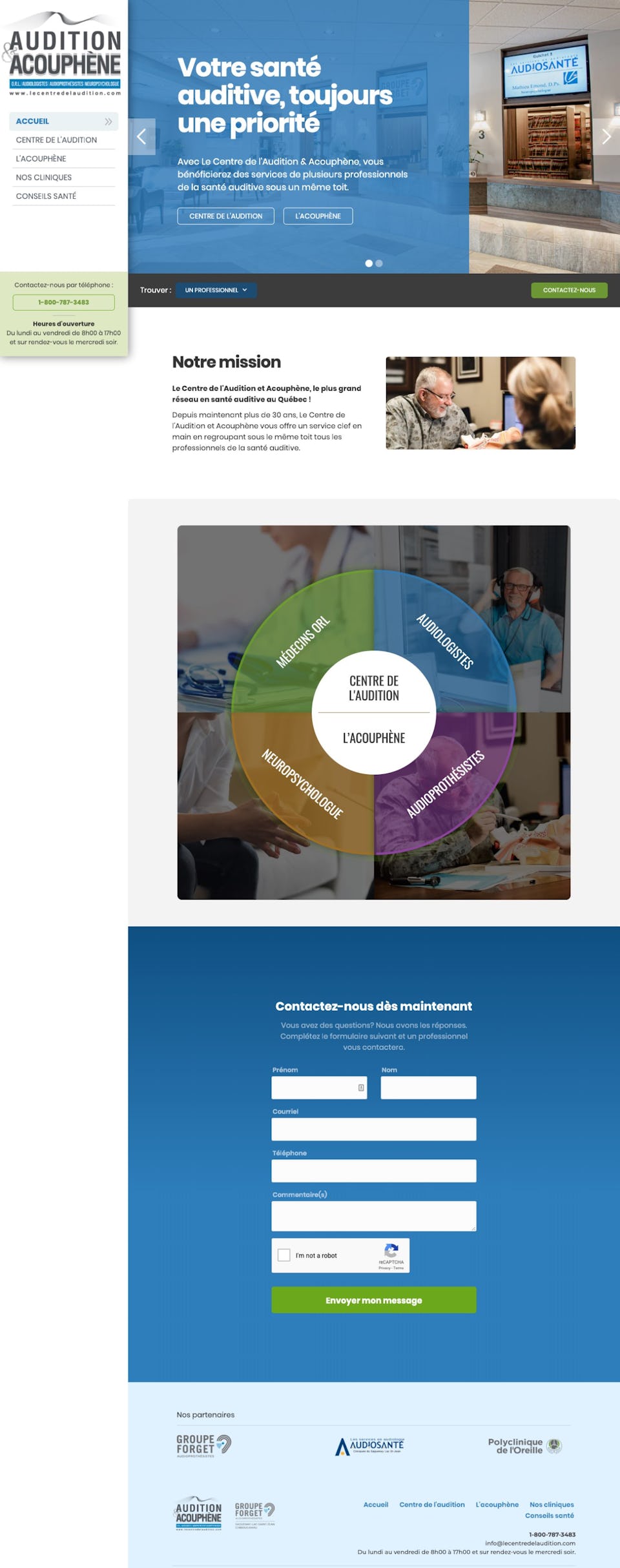 webflow project 1 - Groupe Forget