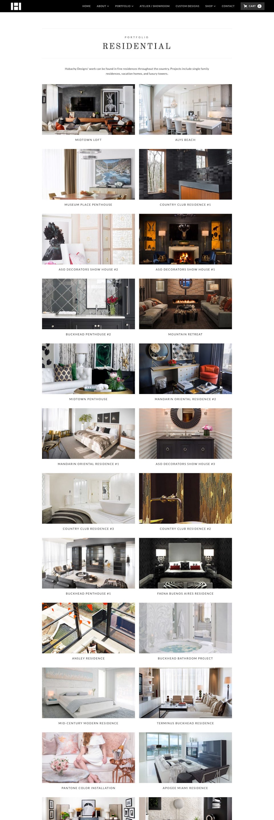 webflow project 2 - Habachy Designs