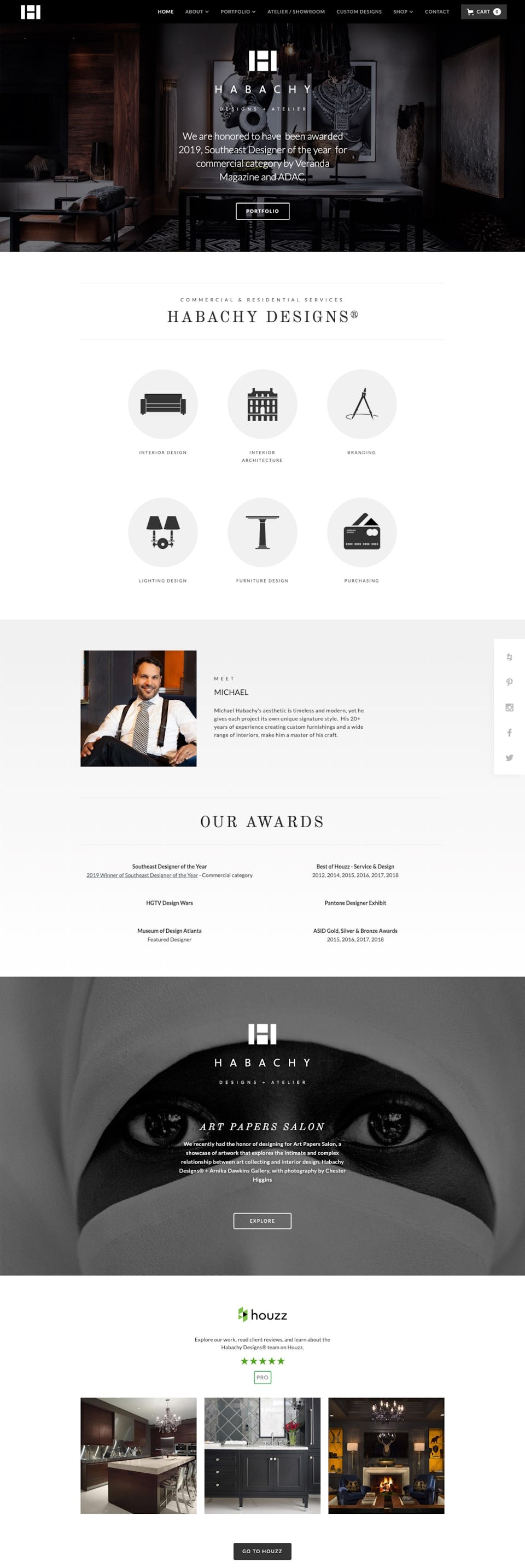 webflow project 3 - Habachy Designs
