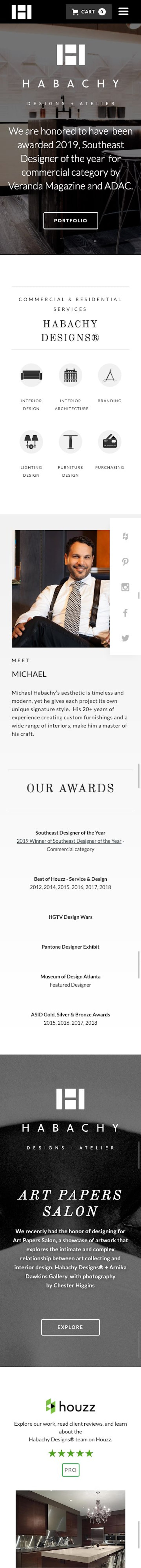 webflow project 4 - Habachy Designs