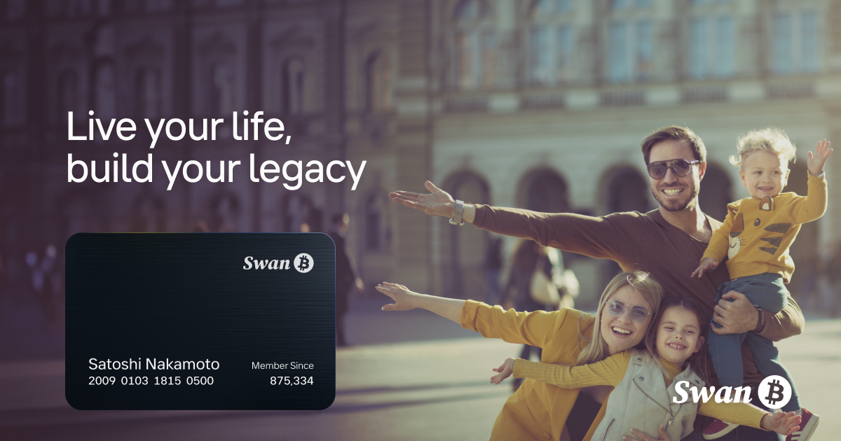 The Swan Card — The Bitcoin rewards credit card Swan Bitcoin
