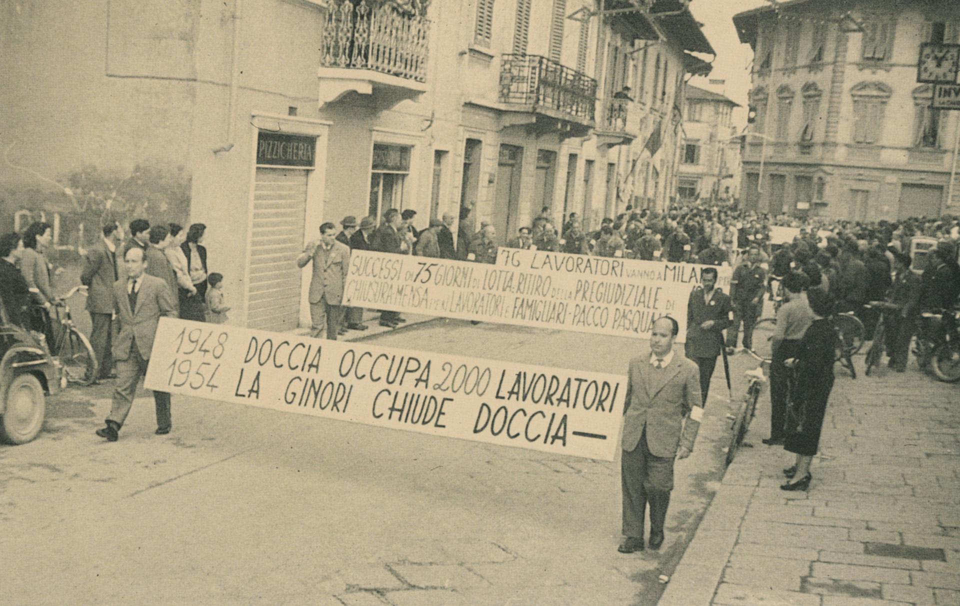 Sciopero dei lavoratori Ginori