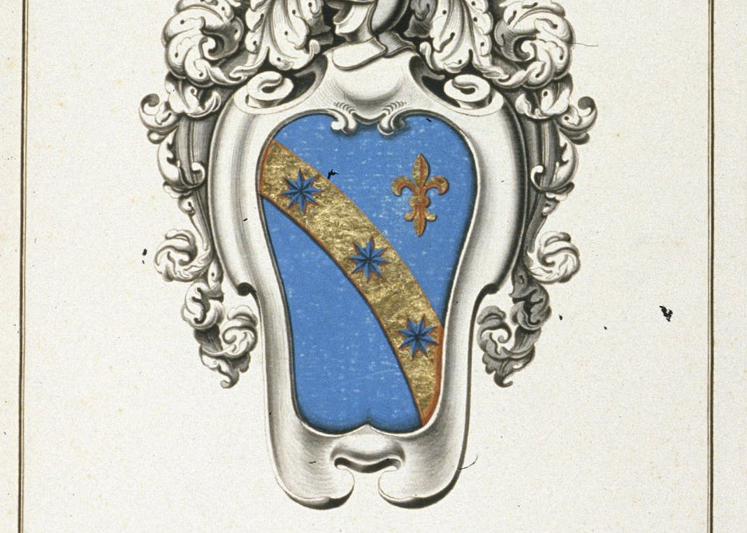 Scannerizzazione di stemma della famiglia Ginori