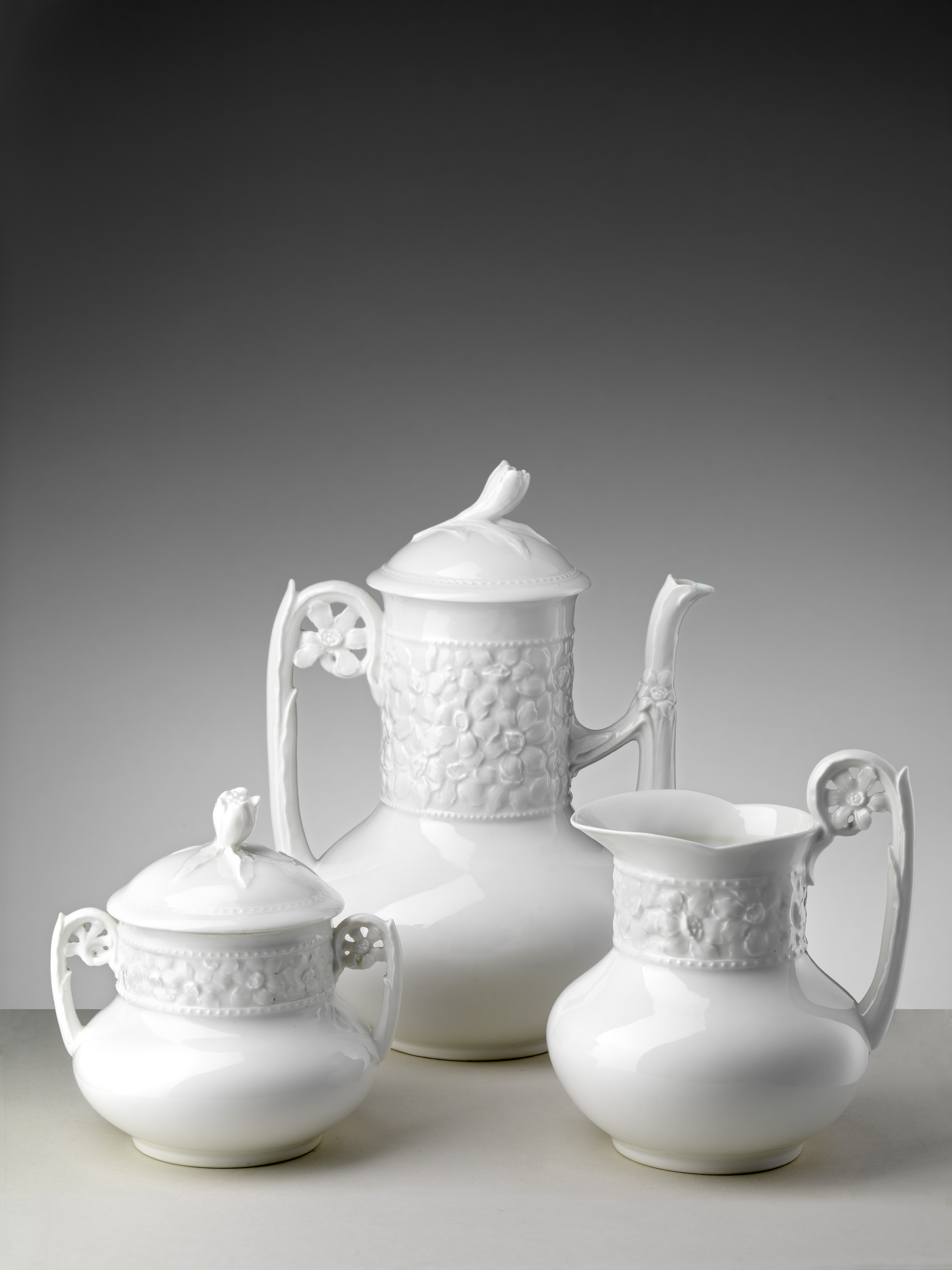 Set Teiera Porcellana Euro Style Strength - Con Lattiera E Zuccheriera, Design Rosa, 920ml, Regalo Elegante - Foto 5