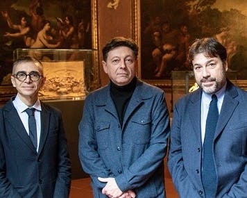 foto ritratto di Cristiano Giometti, Fulvio Cervini e Tomaso Montanari