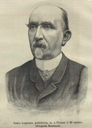 Black-and-white half-length photograph