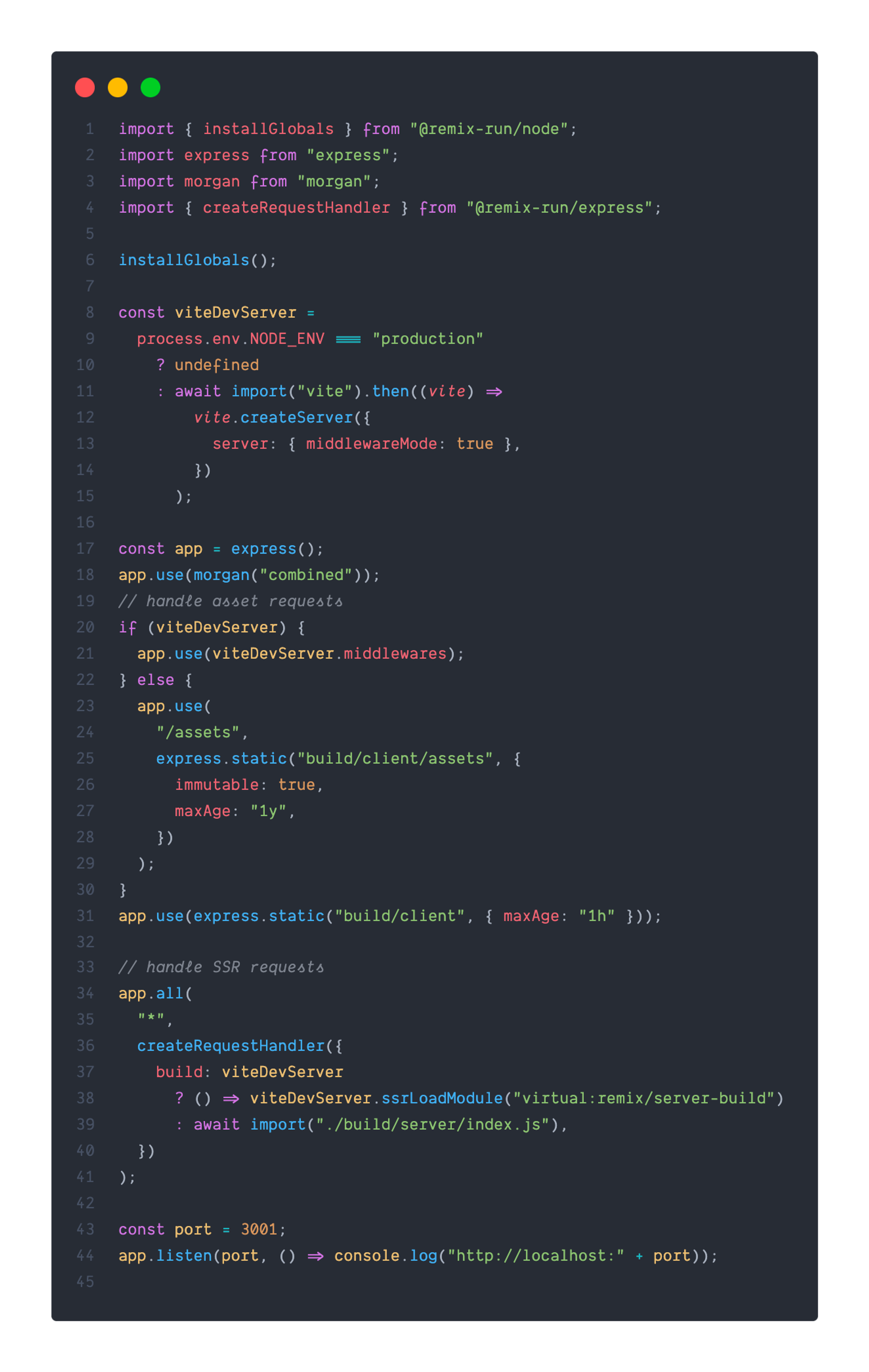 web server