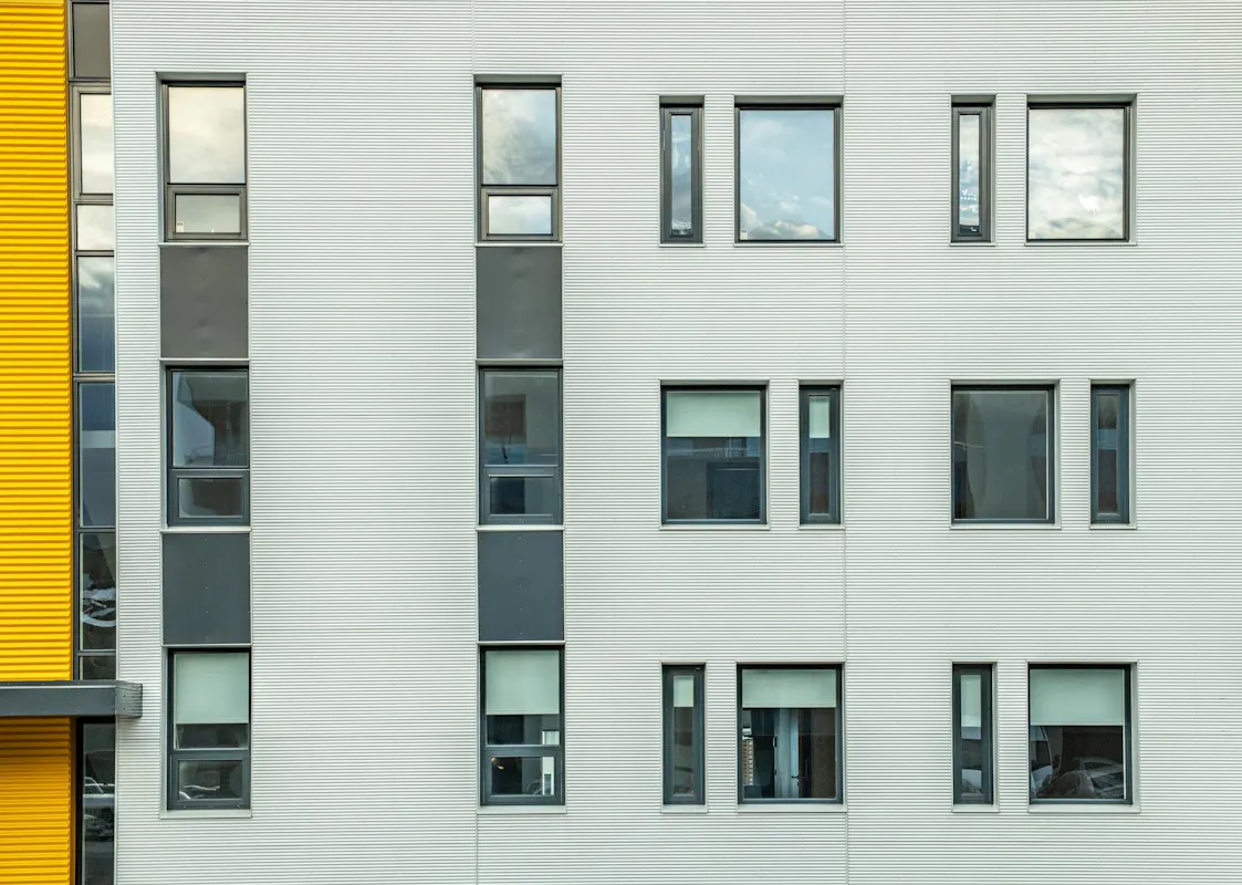 Gluggar í mismunandi stærðum