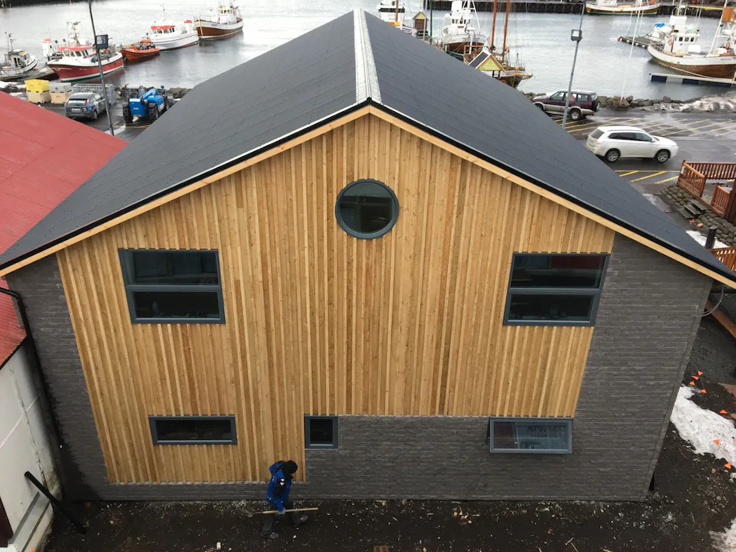 PVC gluggar á nýbyggingu