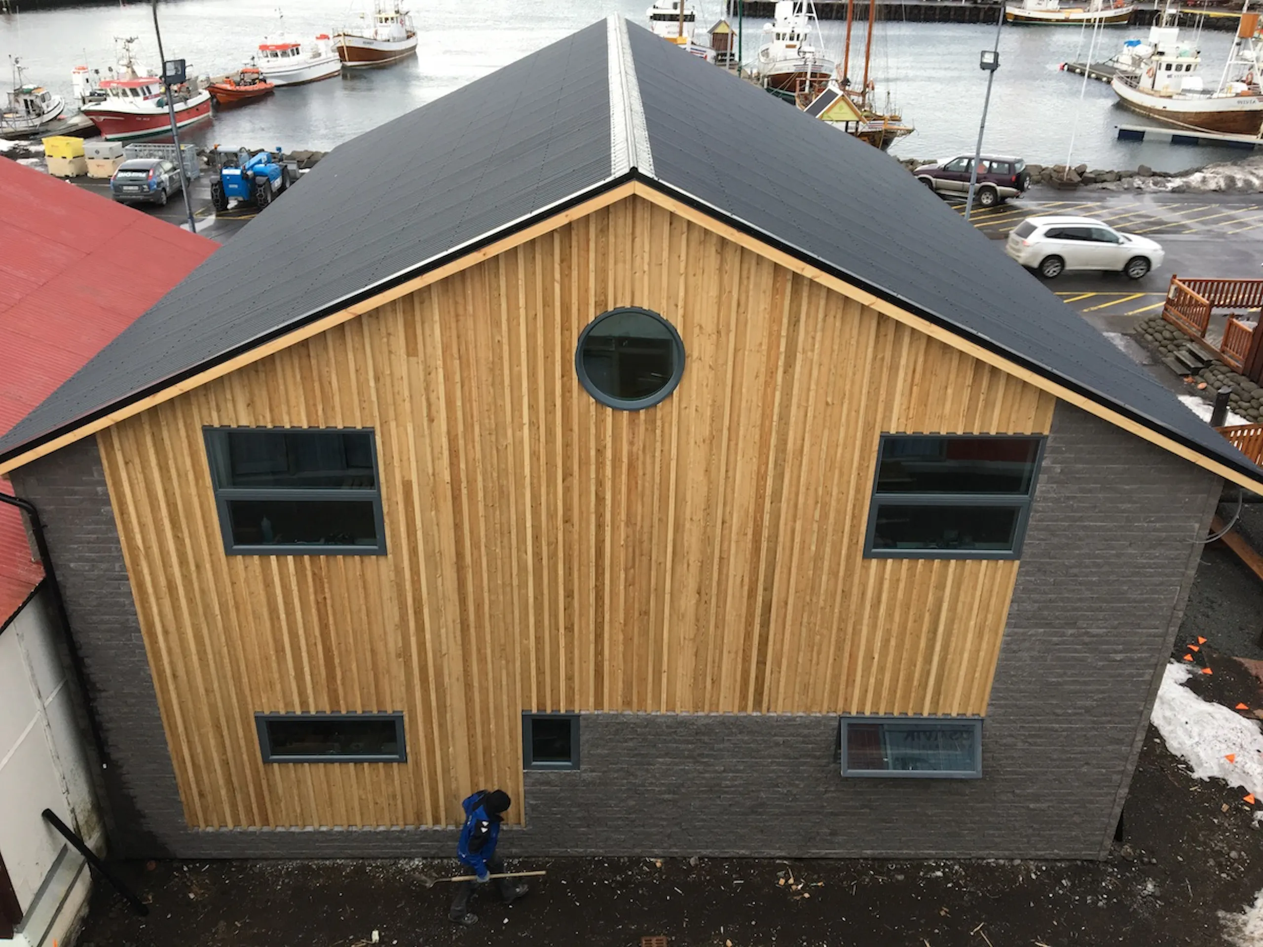 PVC gluggar á nýbyggingu