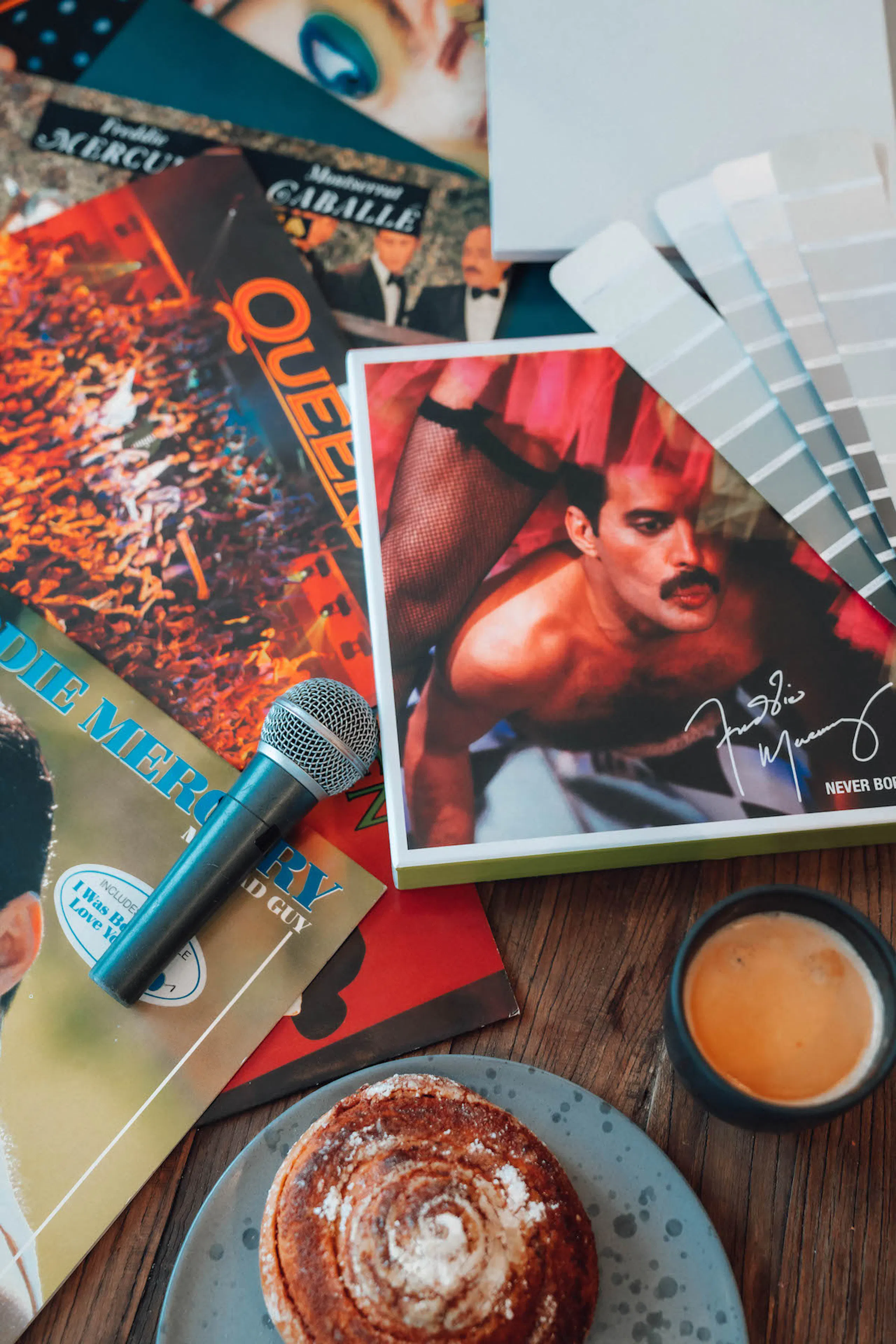 Litaprufur og hljómplötur