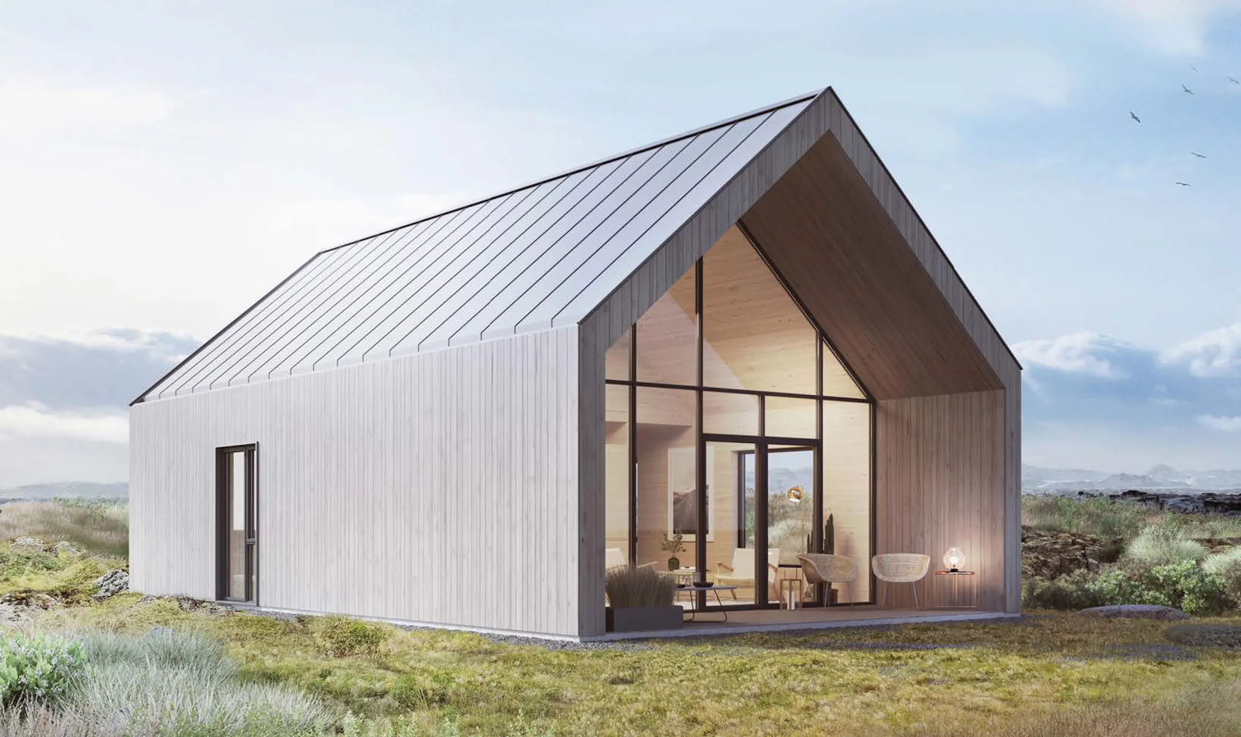 CLT einingahús frá BYKO - E gerðin