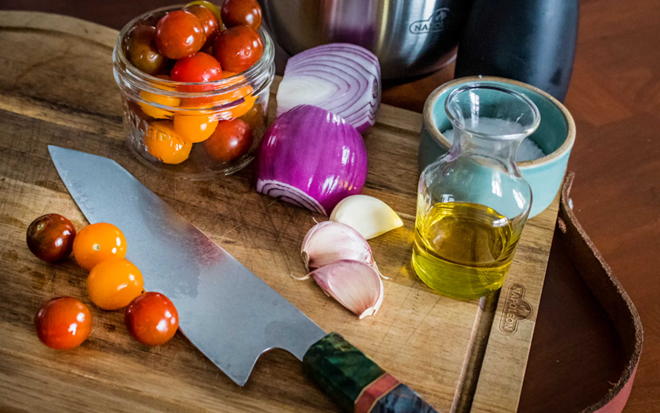 Hráefnið tilbúið