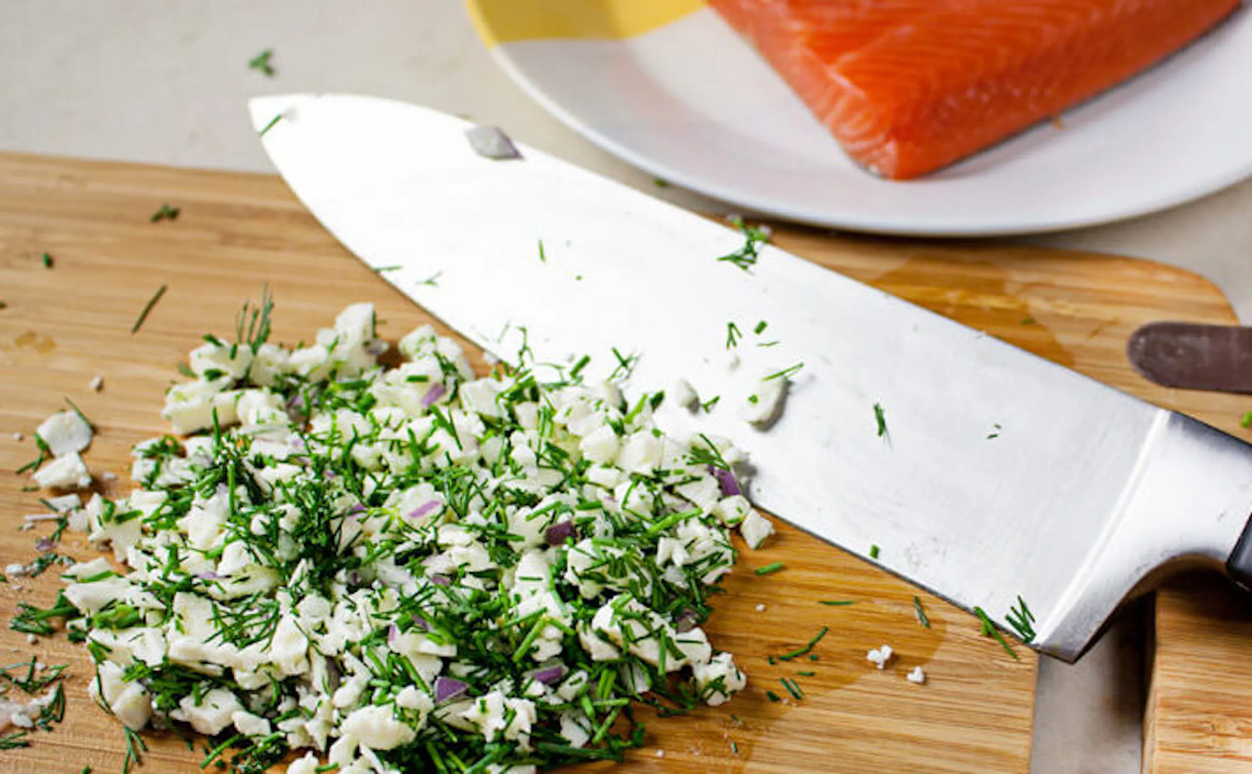 Jurtum blandað við fetaostinn