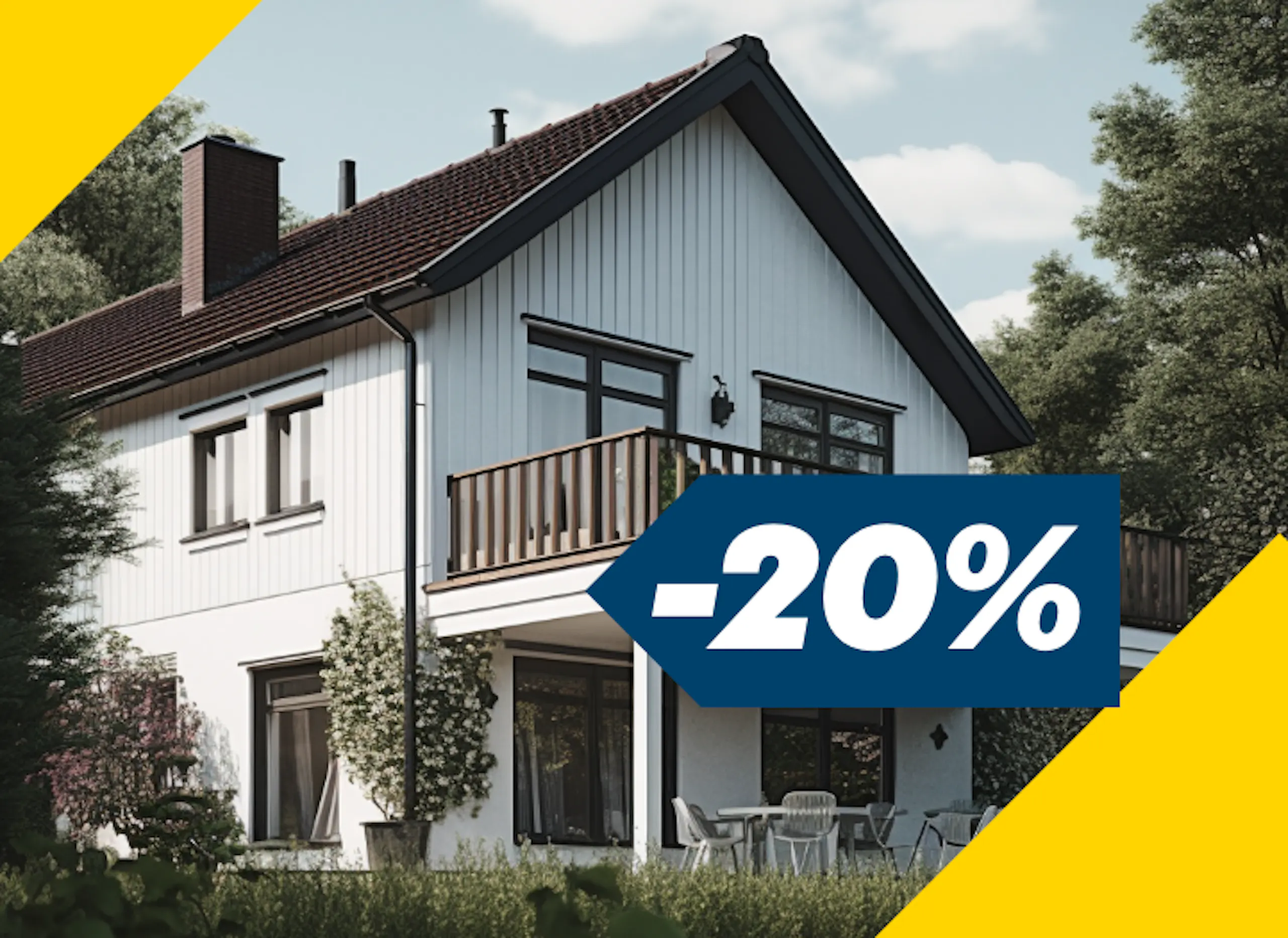 20% af allri útimálningu á sumarhátíð BYKO