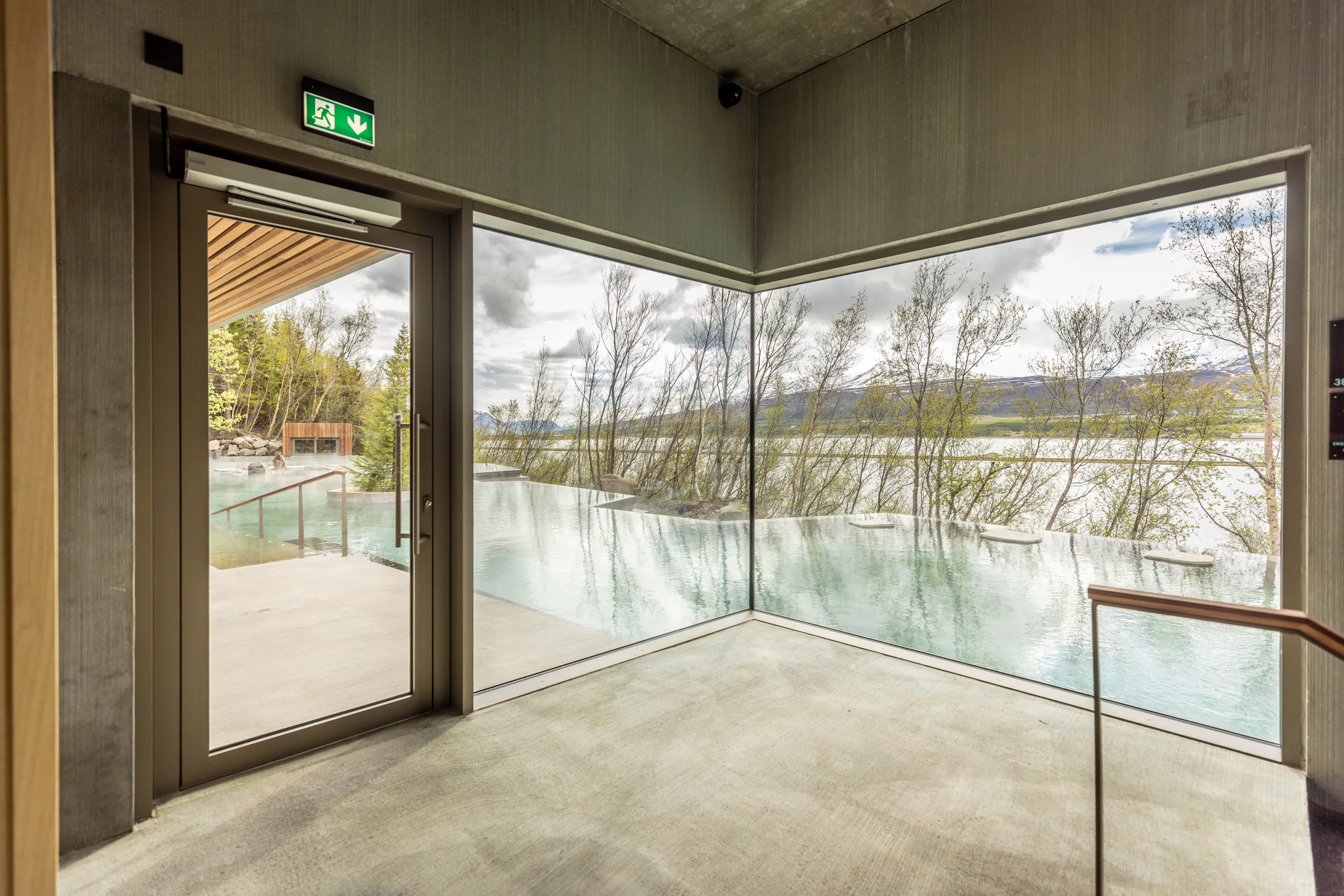 Skógarböðin útsýni